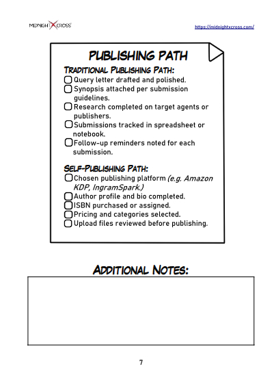 Novel Publishing Checklist Preview 7